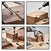 Wood Carving Bits Engraving Router Bit,20pcs HSS Different Rotary Burr Set with 1/8