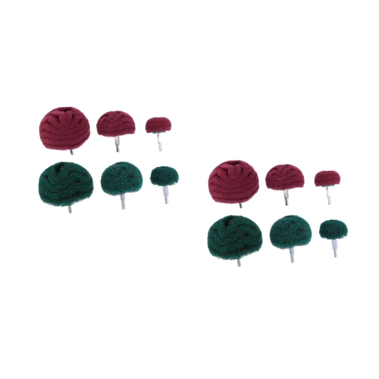 Alipis 12pcs Sanding Polishing Brush Abrasive Wheels for Jewelry Finishing Includes and Fibers for Detail Work