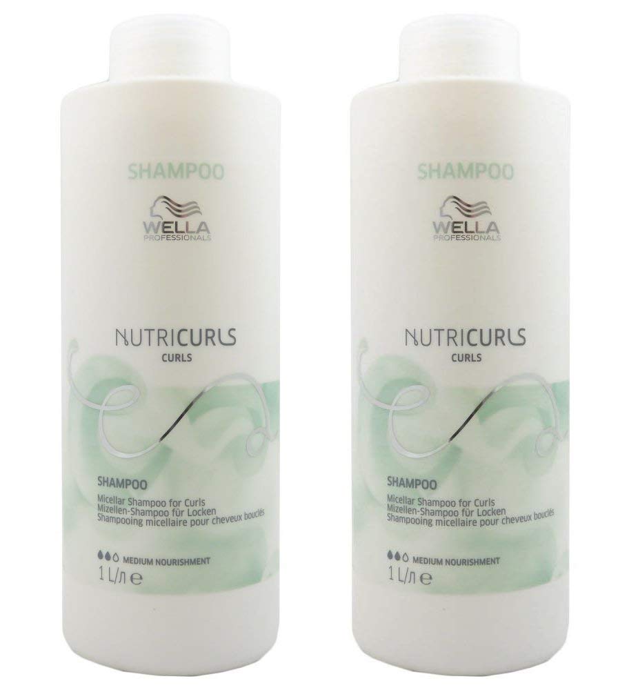 2 er Pack Wella Nutricurls Shampoo Curls 1000 ml