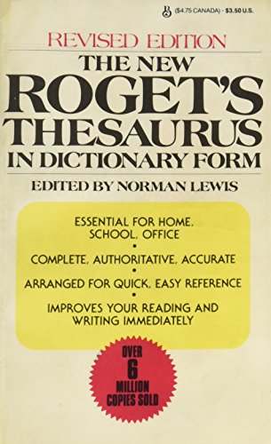 The New Roget's Thesaurus in Dictionary Form: R... 0867573759 Book Cover