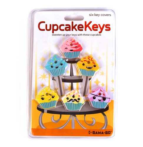 Schlüsselkappen CUPCAKE KEYS - 6er Set