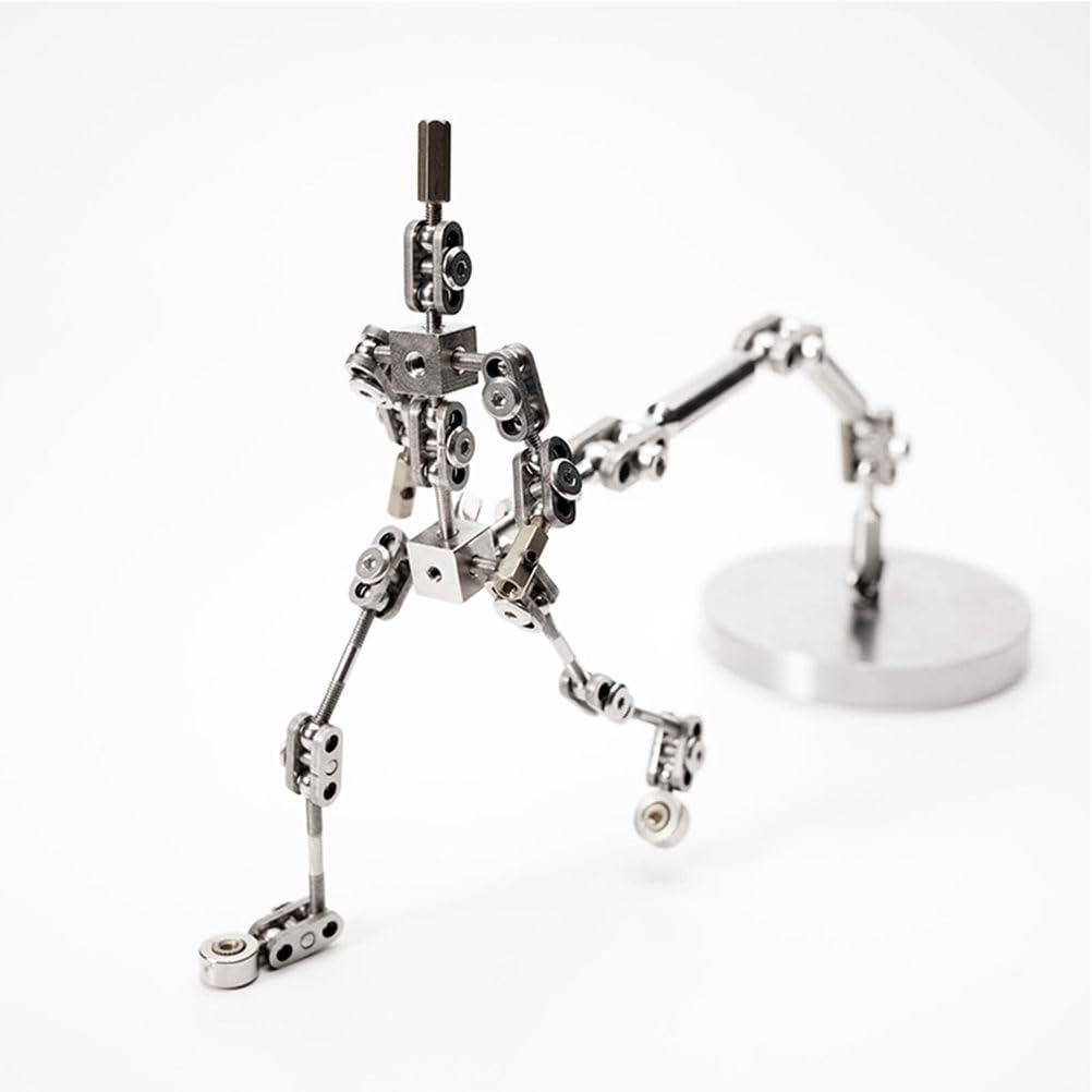 Kit di Armatura Stop Motion Fai-da-Te, Figura di burattino in Metallo con 12CM-20CM per la creazione di Design del Personaggio, sartiame di Animazione Stop Motion