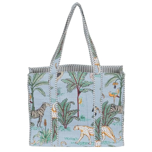 Image of Marubhumi Women Lightweight Travel Bag Purse Cotton Shoulder Tote Bag For Shopping Grocery & Beach Bag