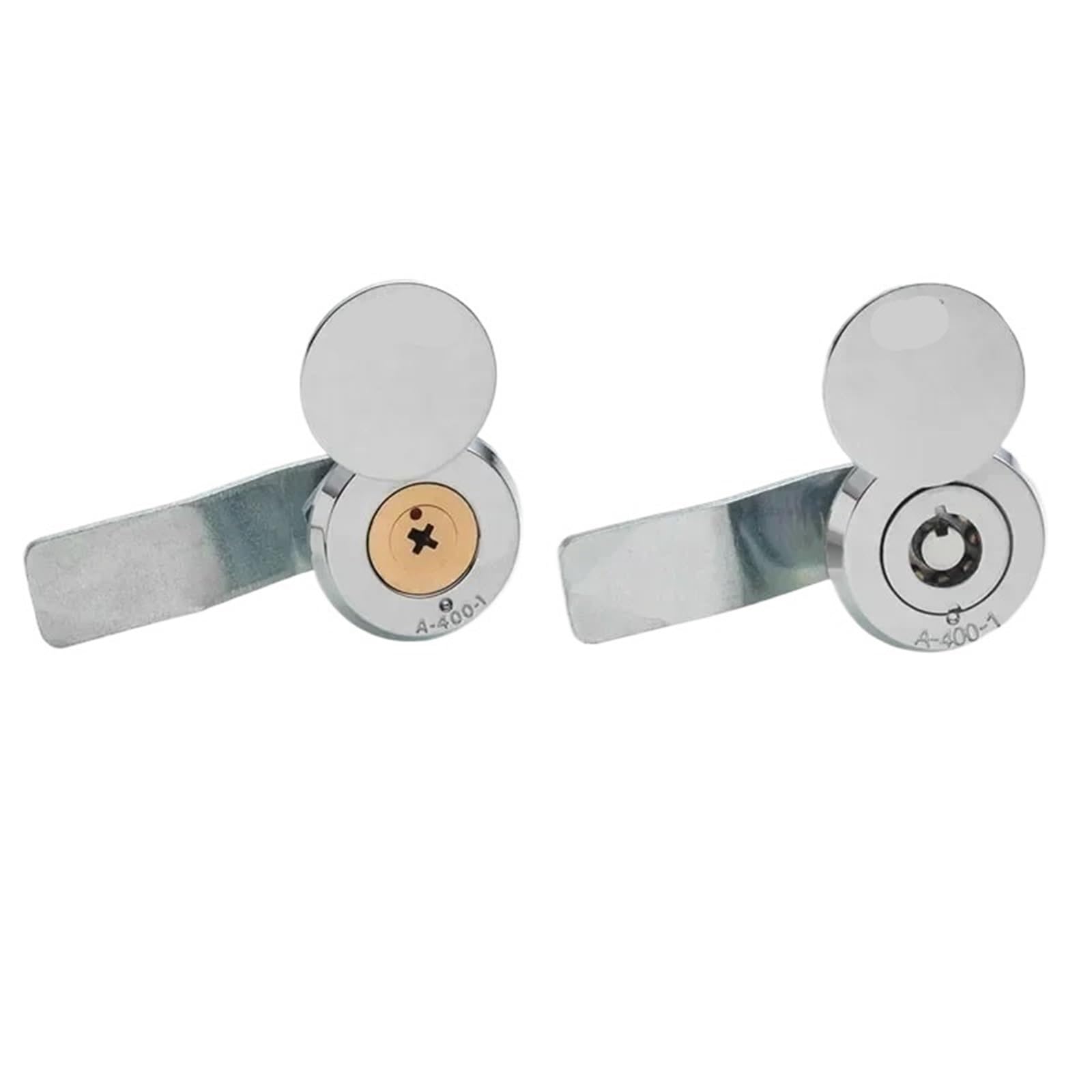 Serrure à came LK1002 G pour armoire et boîte aux lettres avec capuchon de protection et 2 clés