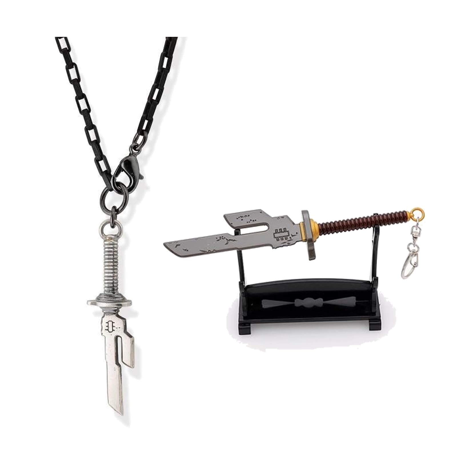 SZMLJH Toji Fushiguro Necklace Keychain Anime Fushiguro Toji Cosplay Keychain Necklace Costume Weapon Prop Accessories