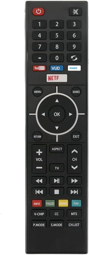 New Replacement Remote Control Applicable for RCA Virtuoso LED UHD Smart TV RHOS581SM RNSMU5036-B RNSMU6536-B RNSMU7536