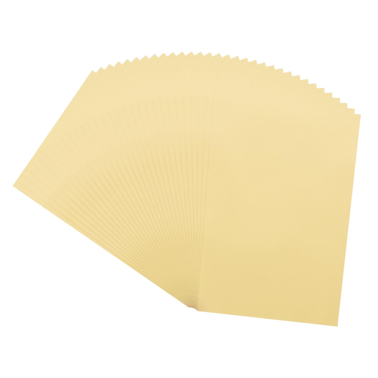 sourcing map 50 Sheet Colored Vellum Paper 4" x 6", 100gsm Translucent Printable Vellum Sheets for Printing Wedding Invitations Inkjet Laser Printer, Gold