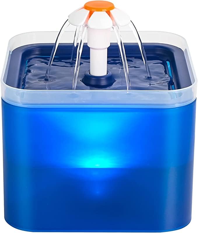 PetVogue Pet Fountain Cat Water Dispenser (2 L) - Healthy and Hygienic Drinking Fountain Super Quiet Flower Automatic Water Bowl for Cats, Dogs, Birds and Small Animals (B0C3ZSPRD2) Amazon Price History, Amazon Price Tracker