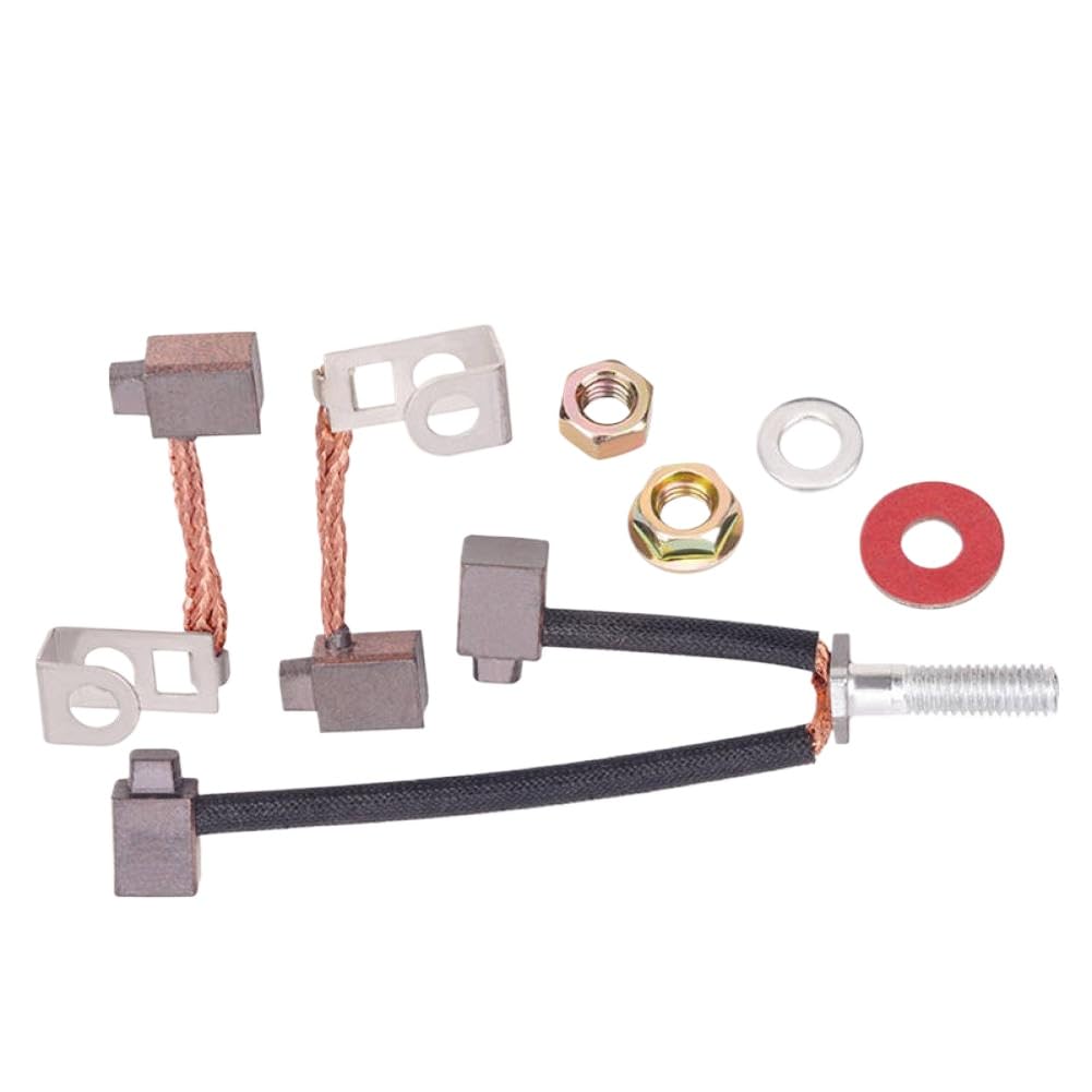 Kit de balais de charbon de moteur de générateur de démarreur de moto, Compatible avec 32-098-01 32-098-01S 32-098-03 32-098-03S 32-098-04 32-098-04S