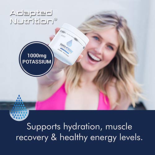 Hi-Lyte Keto K1000 Electrolyte Powder | Hydration Supplement Drink Mix | Raw Mineral Flavor, No Stevia | 50 Servings | Plus Electrolyte Replacement Capsules | Rapid Rehydration Supplement #TOP5