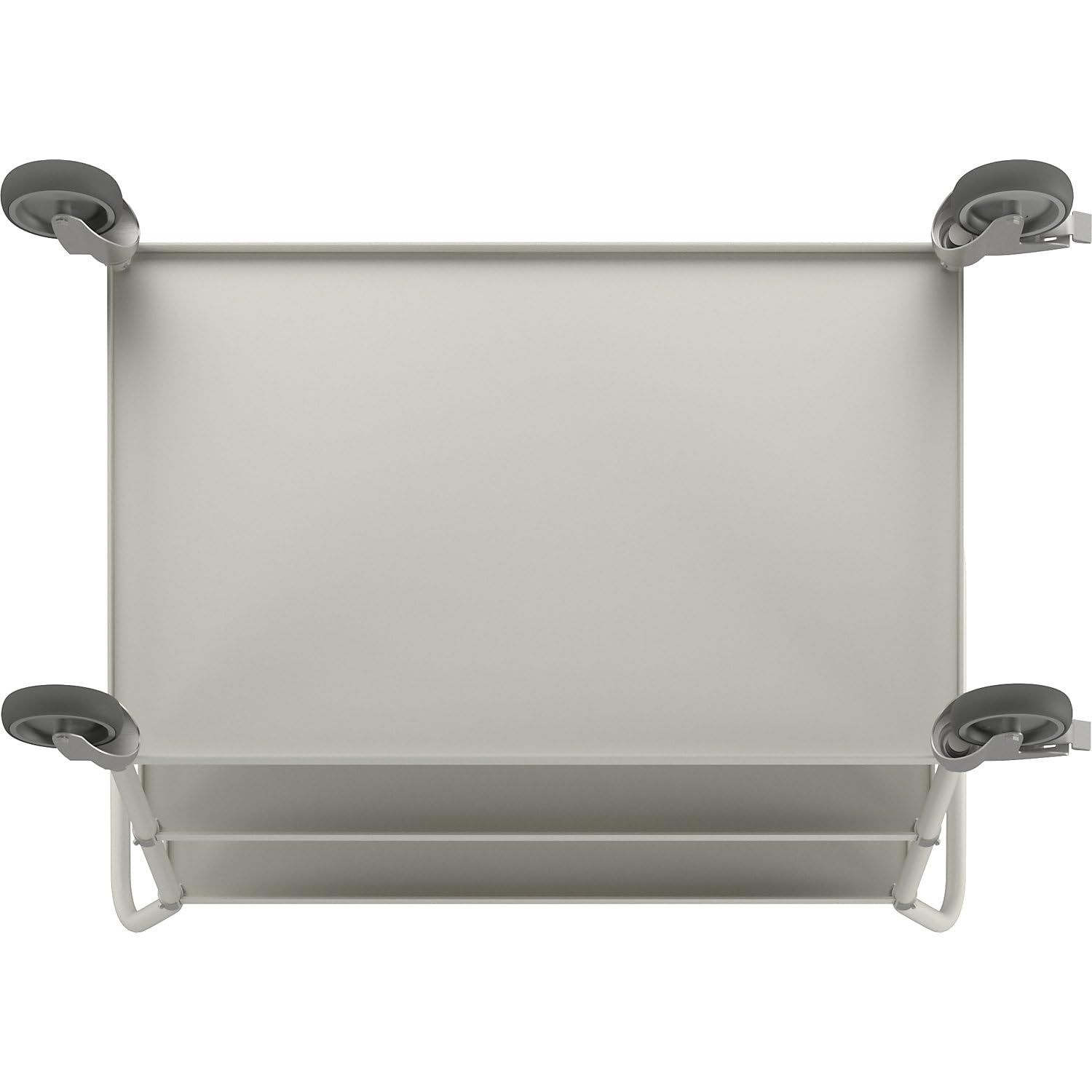 leichter Carrellino | vassoio carrello con 3 ripiani in metallo grande 125 mm girevole gest ell ruote