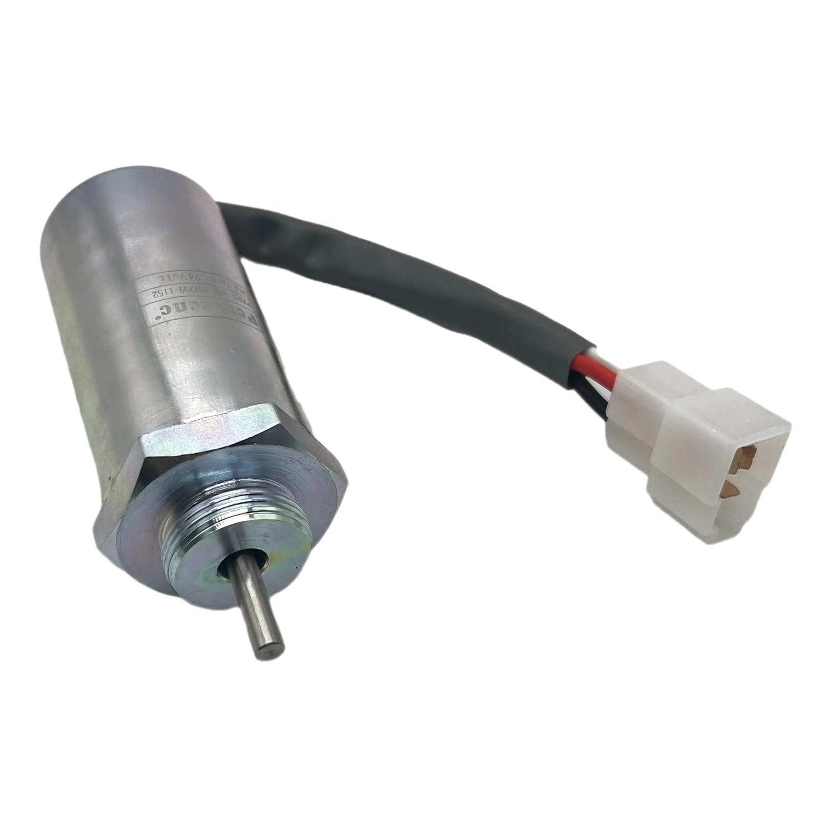 Solenoide de corte de combustible Solenoide de parada de combustible 897209-1152 (8972091152) para motores Hitachi 4LE1, 4LE2, EX55, 897329-5680, 8973295680
