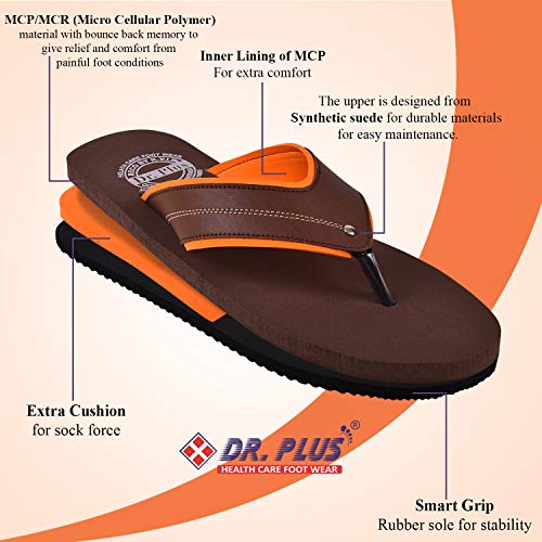 Image of DR PLUS Women's Healthcare, Diabetic and Orthopedic Light Weight MCR /MCP Footwear /Sandals /Slipper /Chappal