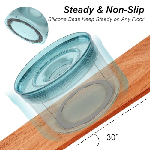 Feedoo 1Gallon Dog Water Bowl, 128oz No Spill Water Bowl for Dogs, Tritan BPA-Free Spill Proof Water Bowl with Non-Slip Mat, No Splash Slow Drinking Dog Water Bowl for Messy Drinker [Anti-Digging Lip] by Feedoo - Image 6
