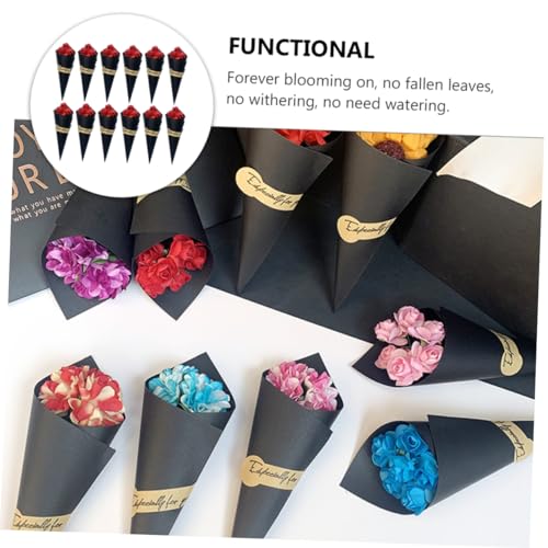 BESPORTBLE 20pcs Mini Ramo de Flores Secas Decorativas miniatura 7