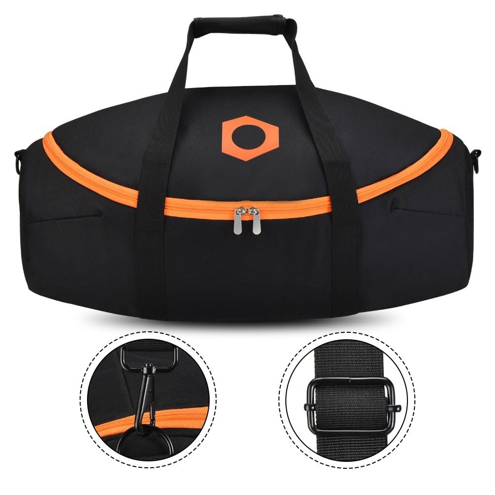 Harte Tragetasche für JBL für boombox 4, stoßfeste Reisetasche mit Schultergurt, schützende Aufbewahrungsbox für Lautsprecher und Zubehör, Schwarz