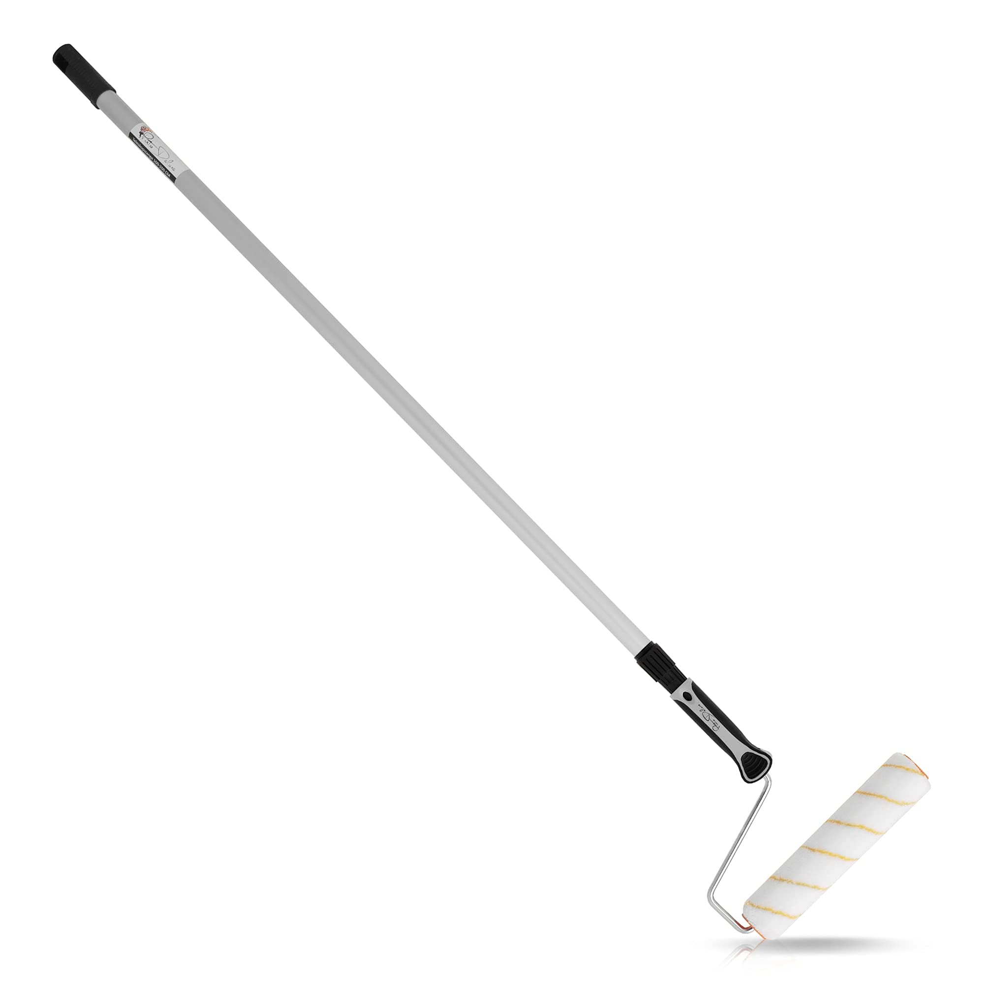 Pinto DeluxeProfessional Paint Roller with Telescopic Rod 100 - 200 cm + Best Grip Handle Including E-Book