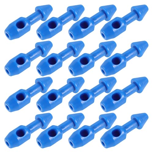 TOYZFRIENDY 12 Inserciones de Goma Azul para Pesca Submarina, Accesorio de Reparación para Horquillas de Fusil de Pesca, Paquete de 12 Piezas para Buceo y Caza Submarina