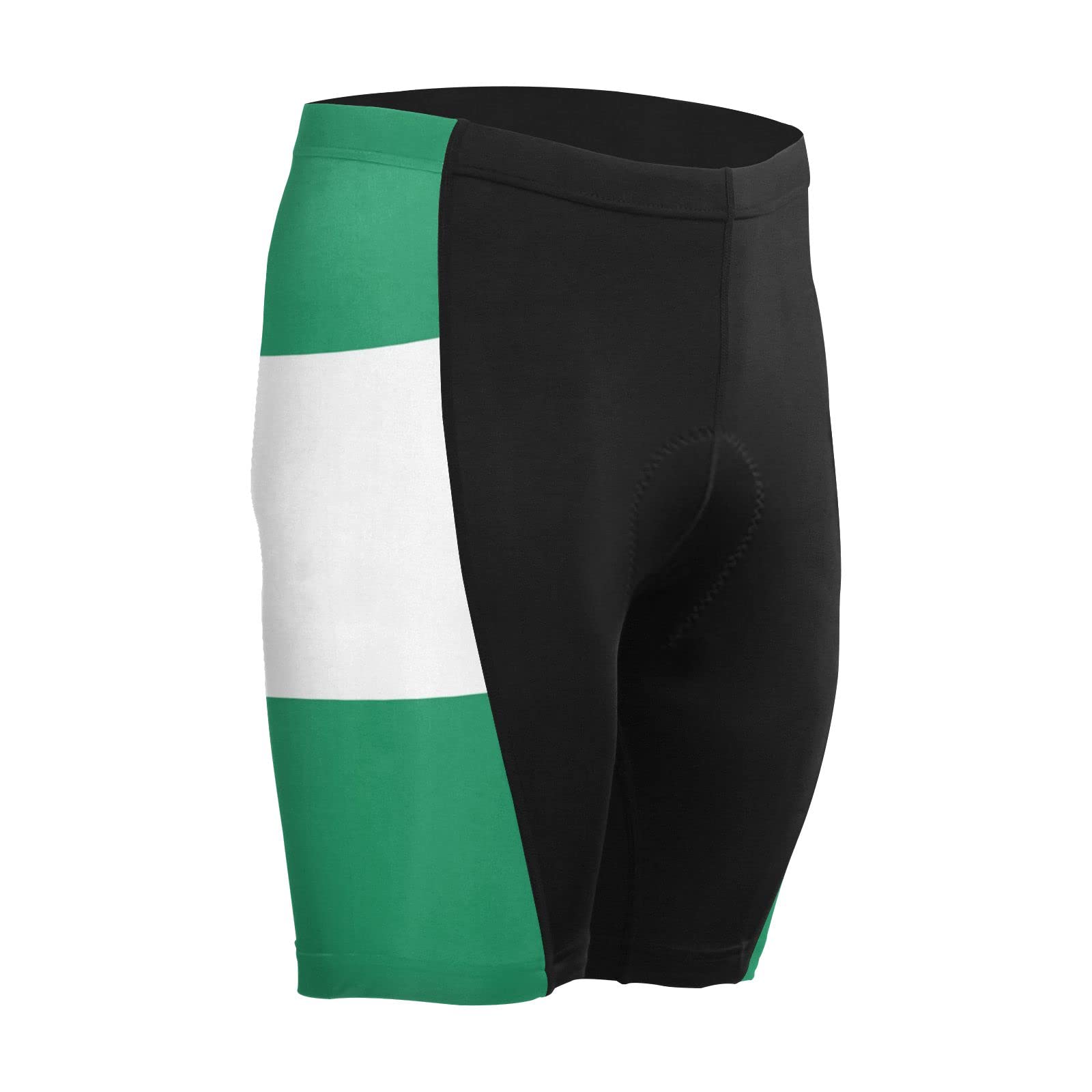 Nigeria Flag Men's Bike Shorts Padded Cycling Bicycle Biking Shorts Tight Multicolor