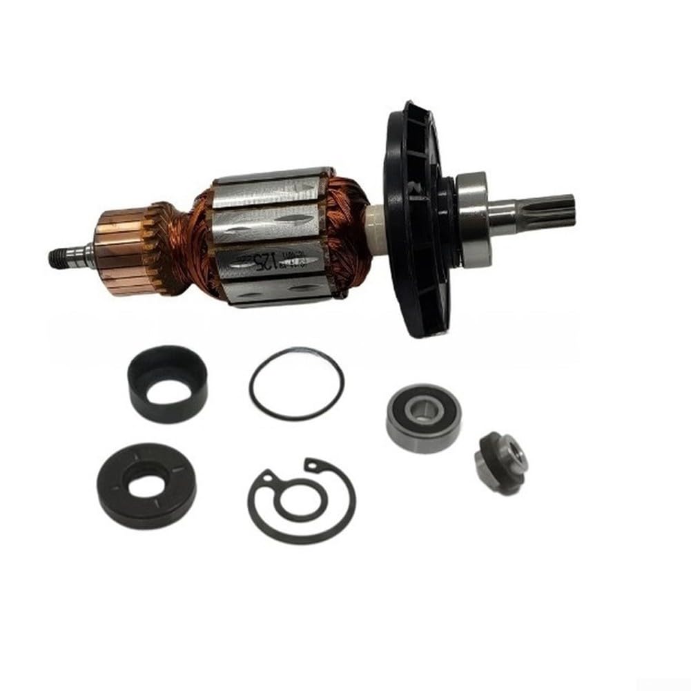 Kit di armatura rotore martello elettrico di ricambio 1614011128 per Bosch RH540S GBH5-40DE GSH5-40, costruzione in filo di rame, parte utensile elettrico 80x30mm