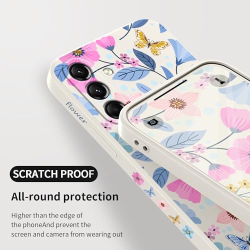 Coque Samsung S24 Plus en silicone fleuri résout le problème des chocs - 7