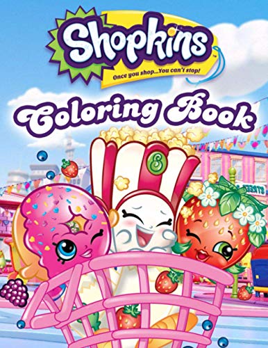 Shopkins Coloring Book: Easy Coloring Book For Fans Of Family Guy With Easy Coloring Pages In High-Quality | Perfect Way Encouraging Creativity And Build Hand-Eye Coordination