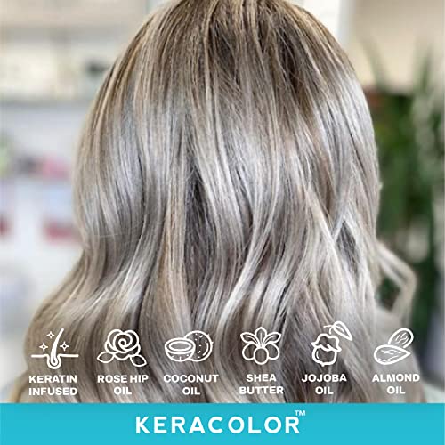 Keracolor Clenditioner Platium Hair Dye - Semi Permanent Hair Color Depositing Conditioner, Cruelty-Free, 33.8 Fl. Oz. #TOP1