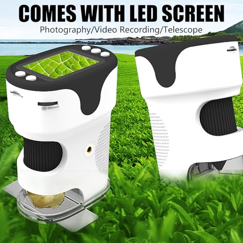 Microscope portable extérieur à LED et mémoire 32 G pour observation scientifique éducative