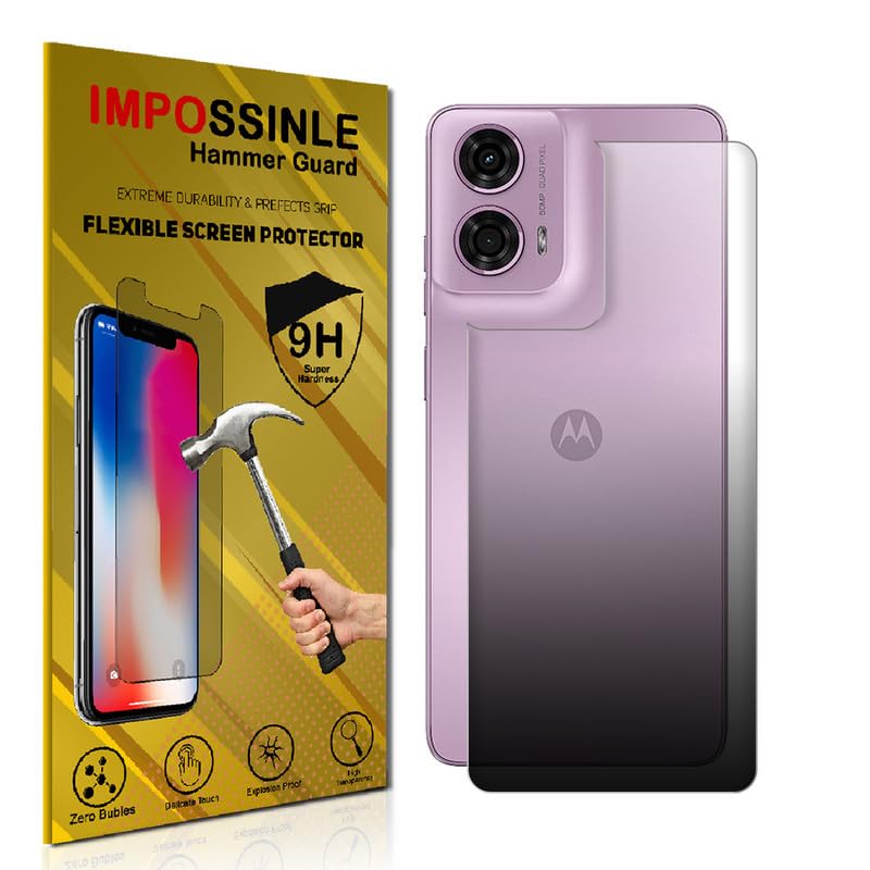 Image of FCS Back (Matte) for Motorola Moto G24 Power | TPU Matte Finish Flexible Film Self Healing Screen Protector | Screen Guard
