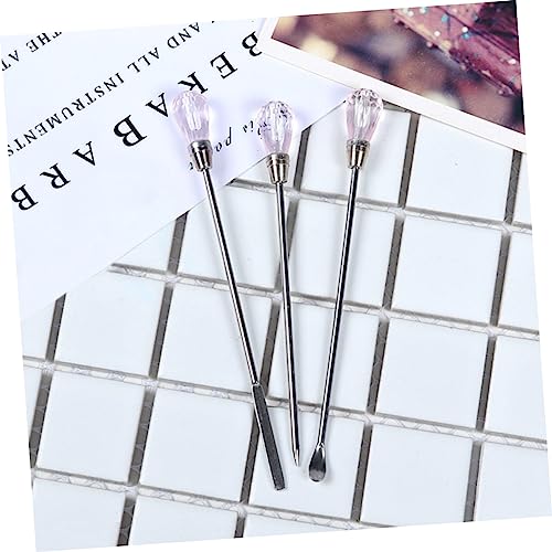Outanaya 2pcs palos acrílicos para mezclar gel y puntero para uñas miniatura 5