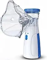 Nebulizador Inalador Portátil Ultrassônico Sem Fio Recarregável via USB Silencioso Compacto Indicado para Crianças Adultos e Idosos Alívio Respiratório Rápido Premium