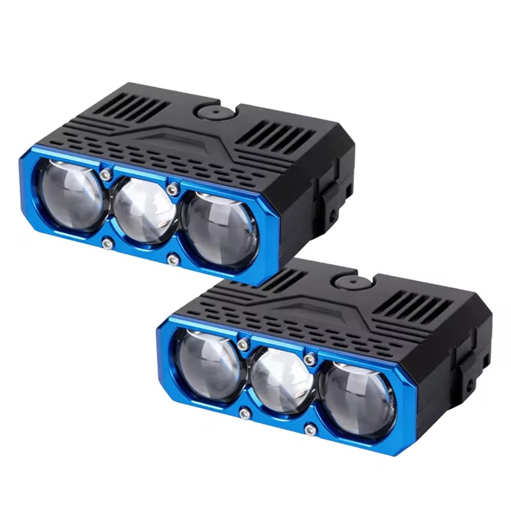 LED de triple lente de 300W universal accesorios faros para coche 6000K 8