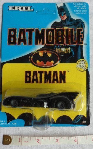 BATMAN 1989 MOVIE VINTAGE BATMOBILE DIECAST by ERTL