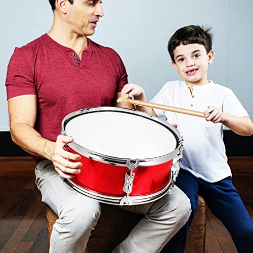 Milisten Marching Drum Set 13 Inch, Snare Drum with Wooden Mallet, Gloves and Adjustable Strap, Snare Kit Orff Percussion Musical Instrument - Thumbnail 7