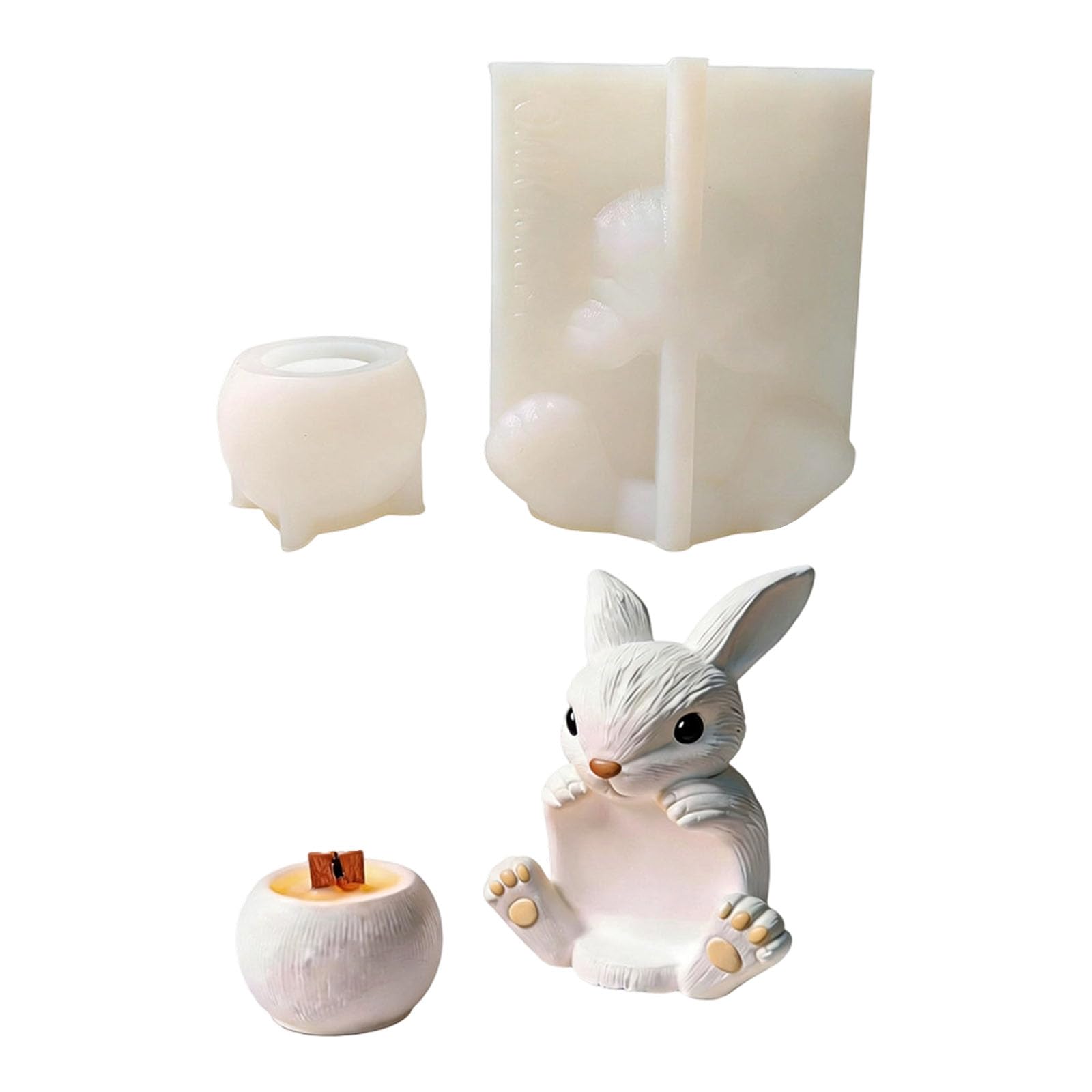 Jazuaiao Sturdy Rabbits Holder Silicone Easy to Cleaning and Flexible for Creative Projects Supplies