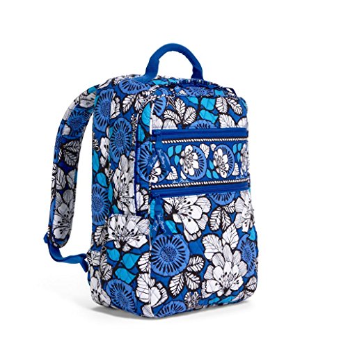 Vera Bradley Womens Tech Backpack Blue Bayou One Size