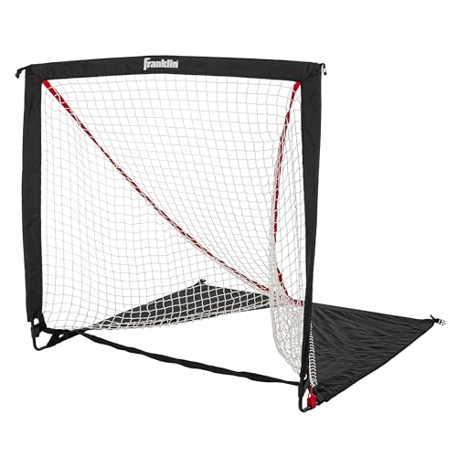 Franklin Sports Backyard Lacrosse Goal - Kids Portable Mini Lacrosse Training Net - Lax Practice