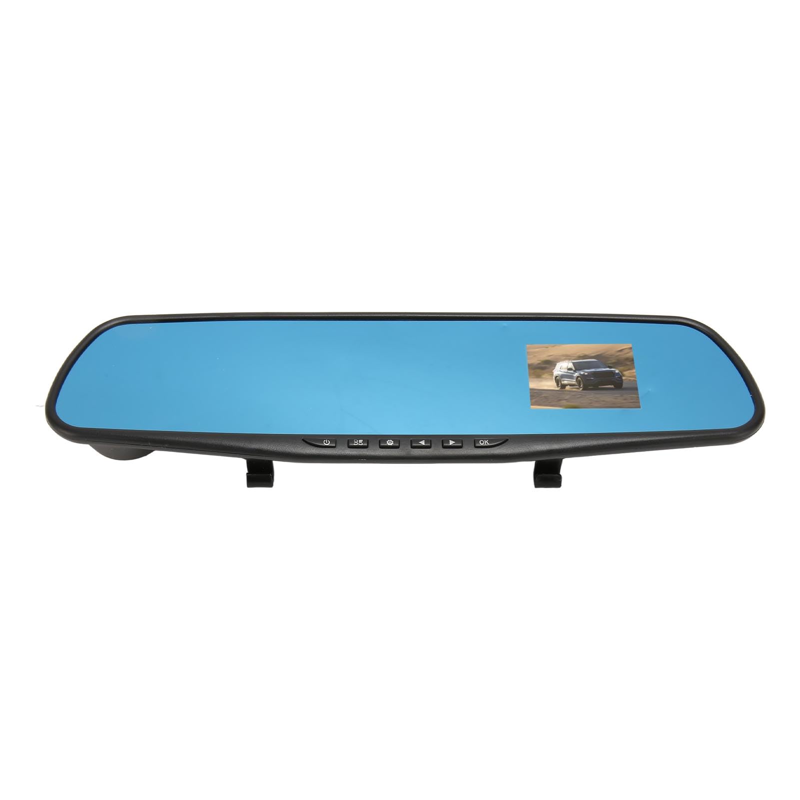 Espejo Retrovisor con Cámara Frontal y Sensor G Grabadora de Conducción de Vehículos Full HD 1080P de 2,4 Pulgadas para Coche Camión, Accesorios Profesionales