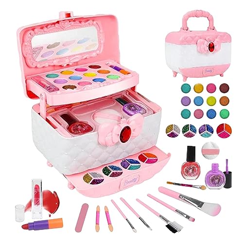 Maquillaje Niño Juguete Niñas, Estuche Maquillaje Niño, Maletín Kit Maquillaje Niña, Juegos De Simulación Princesa, Juguetes Maquillaje Niña, Regalo Navidad Para Niña