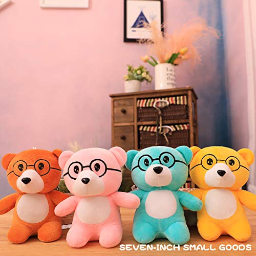 Image of KEKEMI Non-Toxic Hugable Cute Stuff Teddy Bear Soft Toys for Kids /Gift, Size - 7 Inches (Pack of 4)