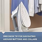 BLACK+DECKER Allure Professional Steam Iron, 30% More Steam, Precision Tip, Stainless Steel Soleplate, Vertical Steam Function - Image 4