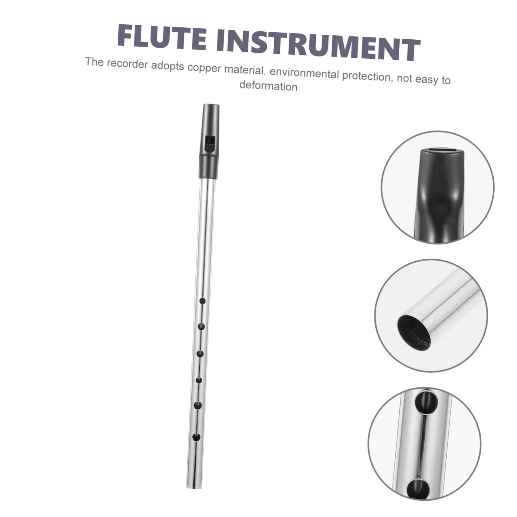TOYANDONA 2pezzi Flauto Irlandese in Metallo c Principianti e Intermedi Strumento Musicale Facile Da Suonare Adatto Tutti Colore Elegante Per Occasioni Diverse