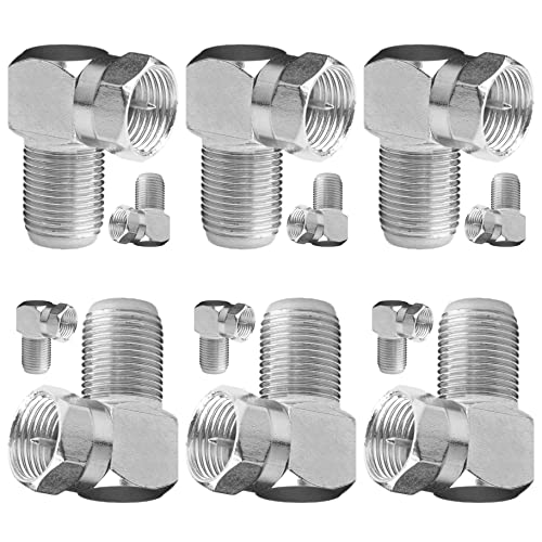 Conector coaxial en ángulo de 90°, pack 12 unidades miniatura 4