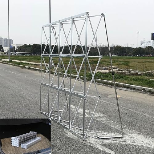 Support portable en aluminium pour exposition en tissu et salons pro