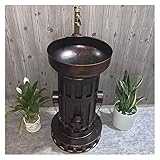GABINETE DE ALMACENAMIENTO PARA LAVABO DE BAÑO DE CONSTRUCCIÓN RESISTENTE:: Construido con pintura en aerosol de hierro forjado de alta calidad para una belleza duradera y una durabilidad excepcional.