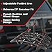 Trimax RMBR4 - Road-MAX Hitch Mount Tray - 4 Bike Rack Hitch Mount for SUV, Truck, Van - Foldable, Locking Arms, 2