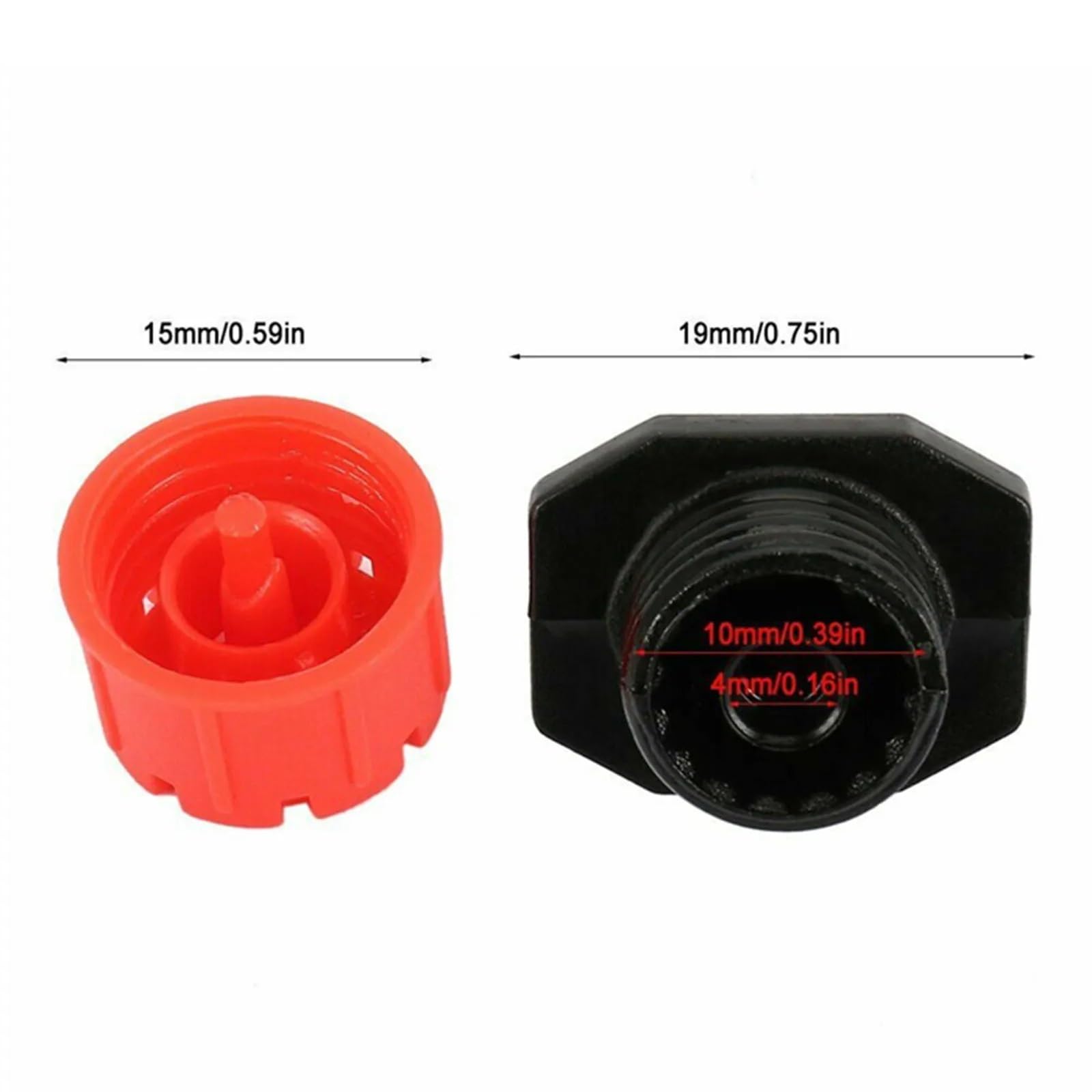 Emettitori di irrigazione a goccia 400 pz irrigazione a goccia irrigazione a goccia micro emettitore d'acqua gocciolatore testa a goccia per sistema di irrigazione a goccia