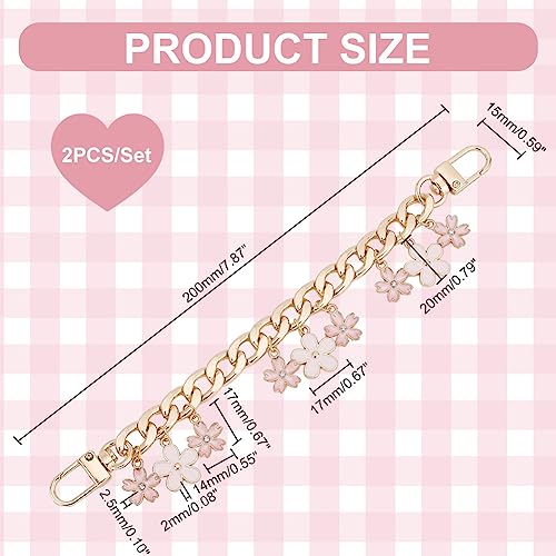 PH PandaHall 2pcs Bag Purse Charm Decoration Chain - Image 2
