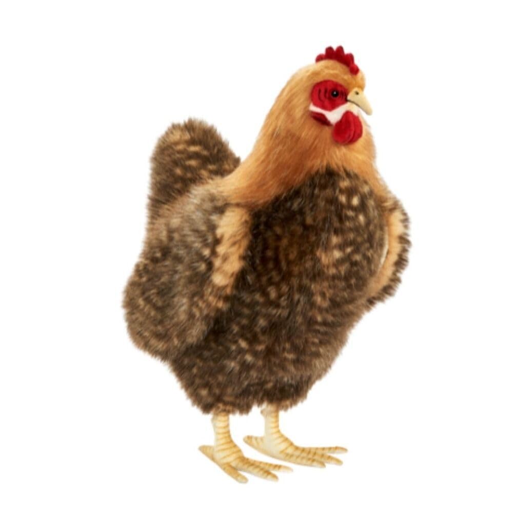 HANSA Plüschtier Huhn, Beige, 40 cm H