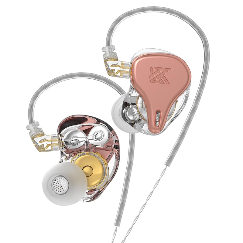 AE - × HBBSs DQ6S In-Ear Earphone HiFi Metal Headset Music Mопitоr Headphones ZEX PRO EDXs PRO ZSX ZAX ZAS ZS10PRO CRA DQ6 EDS (Pink no mic)